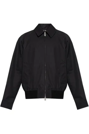 Burberry Jakke, Herre, Sort, L, Bomuld, Harrington Gabardine Jakke