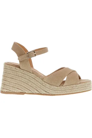 Castaner Sko, Dame, , 37 EU, Cross Fabric Wedge Espadrille