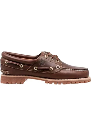 Timberland Sko, Dame, Brun, 36 EU, Læder, Heritage Noreen 3 Eye Handsewn Sailor Sko