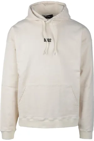 Dsquared2 Sweathshirts & Hoodies, Herre, Hvid, L, Bomuld, Hoodie