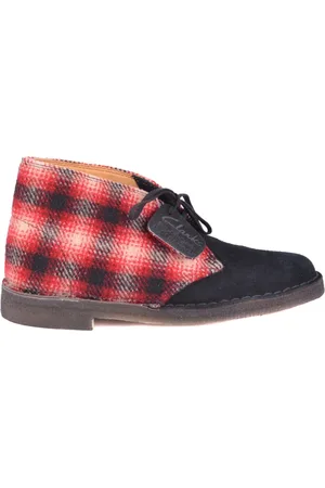 Clarks Sko, Herre, Rød, 46 EU, Læder, Ankelstøvler
