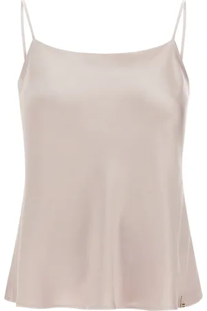 HERNO Top, Dame, , L, Satin, Camisole Top High-Density Satin