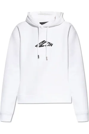 Dsquared2 Sweathshirts & Hoodies, Dame, Hvid, 2XS, Bomuld, Hoodie