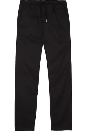 Lyle & Scott Bukser, Herre, Sort, M, Bomuld, Tapered Drawcord Bukser