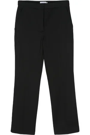 Calvin Klein Bukser, Dame, Sort, XS, Bomuld, Sort bomulds casual bukser