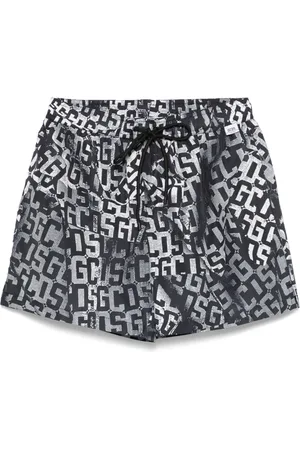 GCDS Badetøj, Herre, Sort, XS, Sorte Badeshorts til Mænd