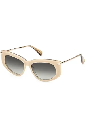 Max Mara Tilbehør, Dame, Hvid, 54 MM, Gradient Solbriller