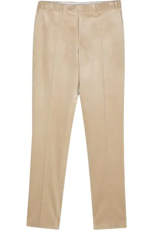 CANALI Bukser, Herre, Brun, M, Beige Arena Cotton Stretch Corduroy Straight Bukser