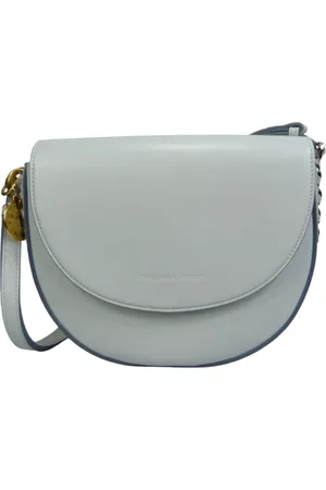 Stella McCartney Taske, Dame, Blå, ONE SIZE, Uld, Frayme Medium Skuldertaske