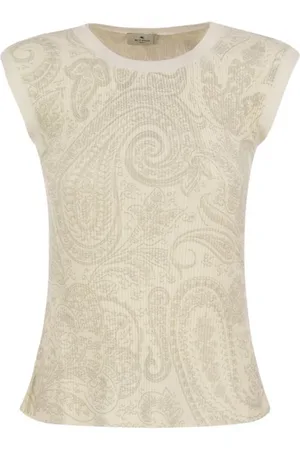 Etro Top, Dame, , XS, Bomuld, Silke, Viskose Paisley Top