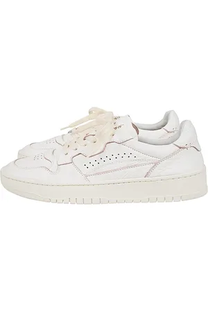 ELEVENTY Sko, Dame, Hvid, 39 EU, Læder, Vintage Lave Sneakers med Farverig Profil