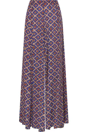 Maliparmi Bukser, Dame, Blå, M, Uld, Magnolia Batik Bukser