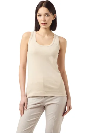 ELEVENTY Top, Dame, , XS, Bomuld, Modal Tank Top