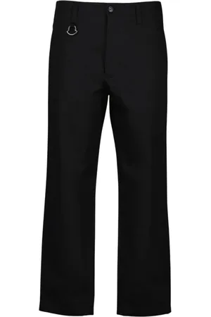 Moncler Bukser, Herre, Sort, XL, Bomuld, Straight Cut Chino Bukser