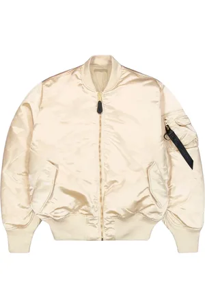 Alpha Industries Jakke, Herre, , L, Uld, Vintage White Ma-1 Bomber Flight Jacket