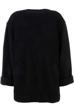 Maison Margiela Strik, Dame, Sort, 3XS, Uld, Oversize Sweater