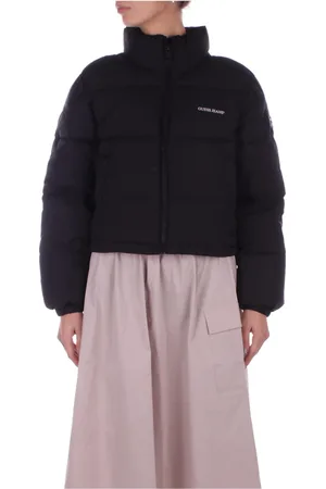 Guess Jakke, Dame, Sort, M, Uld, Sort Logo Lynlåsjakke