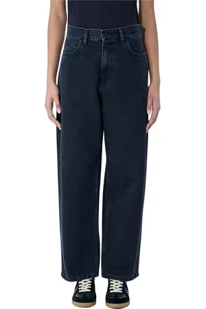 Carhartt Jeans, Dame, Sort, M, Bomuld, Tapered-leg Five-Pocket Jeans