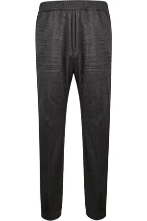 Dsquared2 Bukser, Dame, Grå, S, Uld, Elastiske bukser i uldblanding