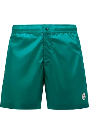 Moncler Badetøj, Herre, Grøn, 2XL, Polyester, Beachwear