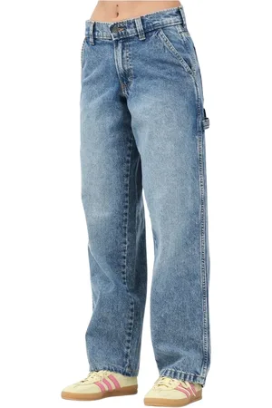 Dickies Jeans, Dame, Blå, W32, Denim, Carpenter Stevensville Denim Jeans