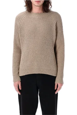Sunflower Strik, Herre, , L, Bomuld, Strikvarer Ss25 Crew Neck Sweater