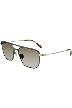 Lacoste Tilbehør, Herre, Brun, 57 MM, Uld, Stilfulde solbriller