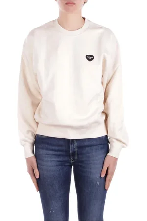 Carhartt Sweathshirts & Hoodies, Dame, , S, Bomuld, Logo Front Sweater Slim Fit