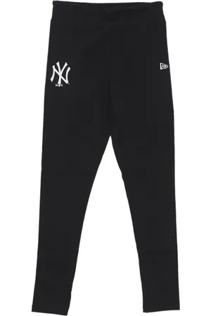 New Era Bukser, Dame, Sort, S, Bomuld, Yankees Baseball Leggings Sort/Hvid