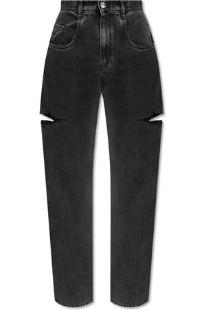 Maison Margiela Jeans, Dame, Grå, XS, Denim, 5-lommet denim