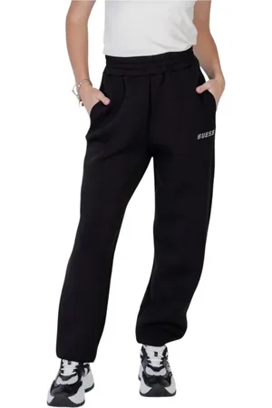 Guess Bukser, Dame, Sort, L, Uld, Stretch Viscose Blend Bukser