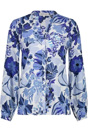 Fabienne Chapot Bluser & Skjorter, Dame, Blå, M, Frida Bluse