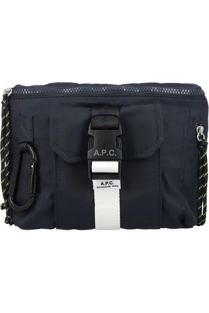 A.P.C. Taske, Herre, Blå, ONE SIZE, Uld, Banane Trek Skuldertaske