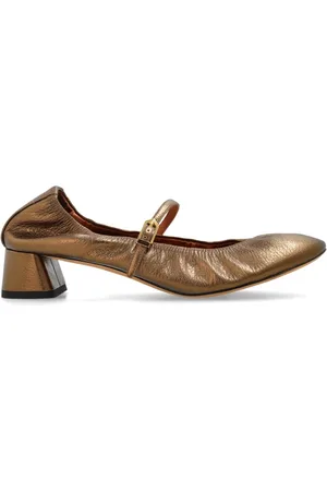 Lanvin Sko, Dame, Gul, 38 EU, Uld, Hælesko Mary Jane