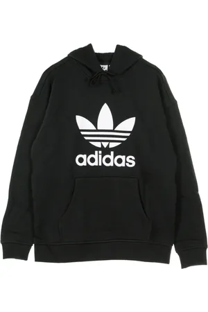 adidas Sweathshirts & Hoodies, Dame, Sort, XL, Bomuld, Trefoil Hættetrøje