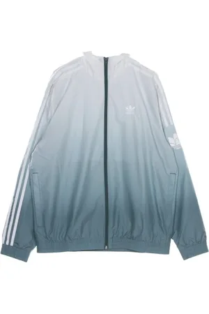 adidas Jakke, Herre, Hvid, XL, Uld, 3D Trefoil 3 Stripes Ombre Track Jakke