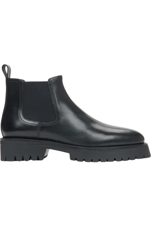 Estro Sko, Dame, Sort, 37 EU, Læder, Low-Top Chelsea Støvler