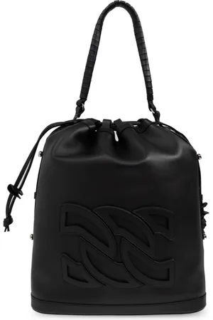 Casadei Taske, Dame, Sort, ONE SIZE, Læder, Bucket Bag