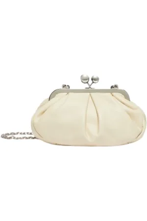 Max Mara Taske, Dame, Hvid, ONE SIZE, Uld, Small Pasticcino Taske