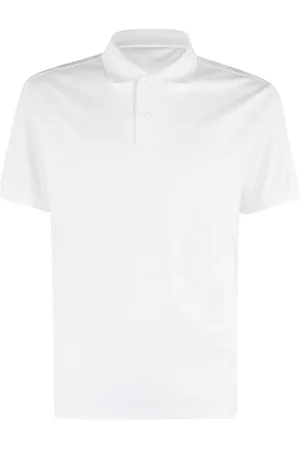 Barbour Top, Herre, Hvid, XL, Bomuld, Interlock Polo Hvid Kortærmet
