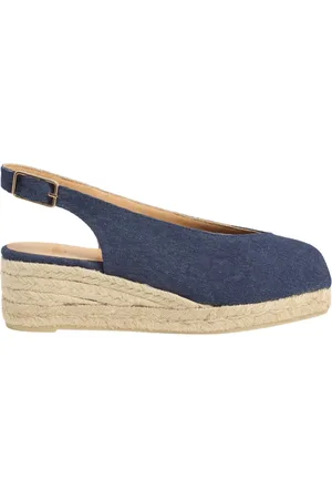 Castaner Sko, Dame, Blå, 40 EU, Bomuld, Wedge Espadriller
