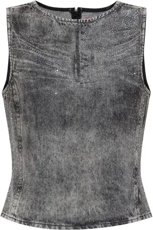 Diesel Top, Dame, Sort, M, Bomuld, Top De-Pinar-S