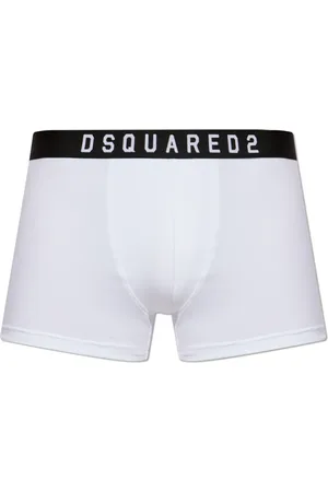 Dsquared2 Undertøj, Herre, Hvid, S, Bomuld, Boxers med logo