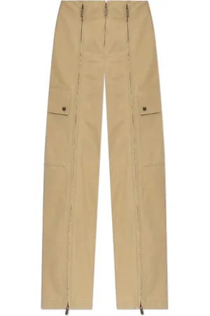 Burberry Bukser, Dame, , XS, Bomuld, Cargo Pocket Lynlåsbukser