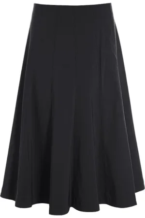 Bitte Kai Rand Nederdel, Dame, Sort, 2XL, Midi Nederdel