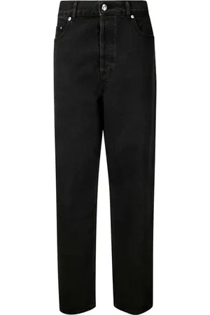 A.P.C. Jeans, Herre, Sort, W33, Denim, Sorte Denim Bukser Straight Fit