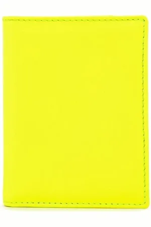 Comme des Garçons Tilbehør, Dame, Gul, ONE SIZE, Læder, Bi-fold Læder Kortholder
