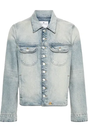 Courrèges Jakke, Herre, Blå, XL, Denim, Denimjakke