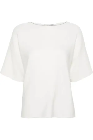 Fabiana Filippi Top, Dame, Hvid, 2XS, Bomuld, T-Shirt