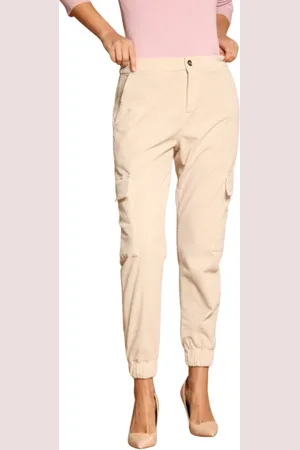 Masons Bukser, Dame, , L, Uld, Velvet Cargo Bukser Relaxed Fit
